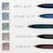 Wrapables Multi-Color Retractable Gel Pen Set (5 pack), 0.5mm Fine Point, for Writing, Journaling, Drawing, Home and Office, Classic